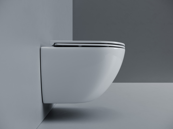 Унитаз подвесной Ceramicanova Alba торнадо 3.0 CN11005T сиденье микролифт 